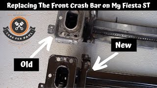 Fitting a new crash bar to the Fiesta ST amp how to use 7 Zap [upl. by Eivla]