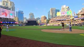 National Anthem at San Diego Padres vs White Sox game 92124  Yasi [upl. by Flodur]