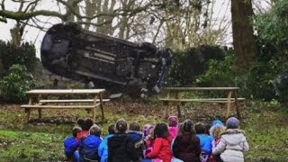 Too much Shocking speeding advert shows children getting crushed by car [upl. by Higgs]