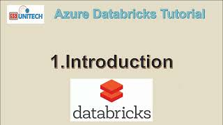 1 Introduction to Azure Databricks  Azure Databricks Tutorial  Azure Databricks for Beginners [upl. by Bohlen882]