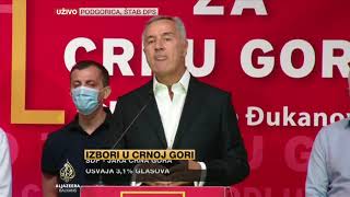 Đukanović DPS najjača partija na ovim izborima [upl. by Scotney417]