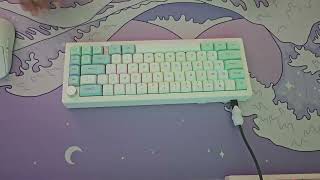 GMK67  KTT Matcha Switches Sound Test [upl. by Synn296]