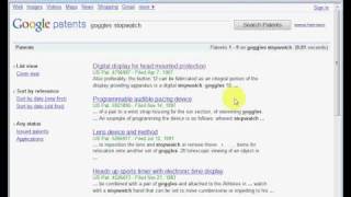 Basic Patent Searching using google [upl. by Nesnaj]