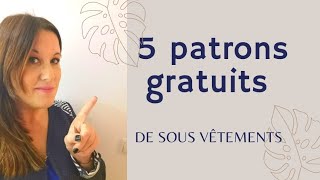 5 patrons gratuits de sousvêtement [upl. by Iaoh]