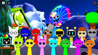 SPRUNKI Playing RAINBOW FRIENDS Chapter 2  ROBLOX  Incredibox Sprunki [upl. by Dorn]