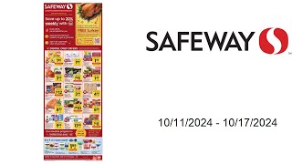 Safeway Weekly Ad US  10112024  10172024 [upl. by Khanna]