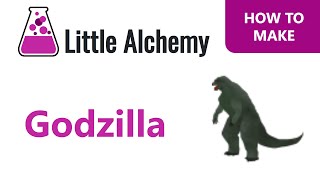 How to make Godzilla in Little Alchemy [upl. by Esaertal382]