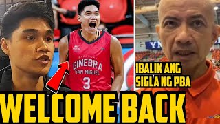 GINEBRA ARVIN TOLENTINO PRIORITY NA MAKUHA  COACH YENG GUIAO IBALIK ANG SIGLA NG PBA [upl. by Tirreg]