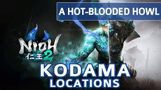 Nioh 2  A Hot blooded Howl All Kodama Locations [upl. by Tennies]