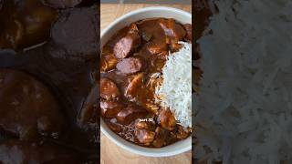 Chicken amp Sausage Gumbo 🇺🇸 stew comfortfood [upl. by Nodnas]