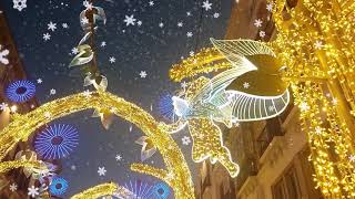 MALAGA LUCES DE NAVIDAD CALLE LARIOS CHRISTMAS MUSIC MALAGA CHRISTMAS LIGHTS❄🌟⛄🎅🎄 [upl. by Ahsaek]