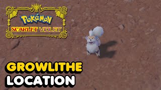 Pokemon Scarlet amp Violet  Growlithe Early Location [upl. by Mulligan]