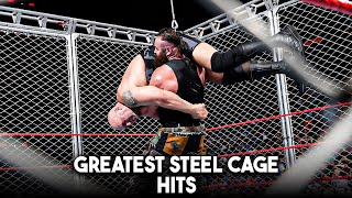 Greatest WWE Steel Cage Matches Hits Of All Time [upl. by Imotas]