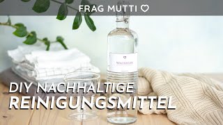 DIY Nachhaltige Reinigungsmittel 🧴 Küchenreiniger Spülmaschinenpulver amp Weichspüler selber machen 🌼 [upl. by Sachsse]