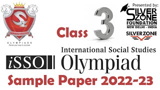 iSSO International Social Studies Olympiad Silverzone Sample Paper Class 3 202223 [upl. by Kovacev218]