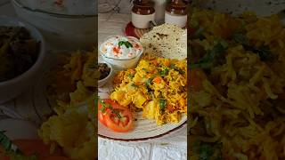 TahariPulao tahari vegpulao recipe cooking comfortfood onepotmeal uttarpradesh desifood [upl. by Anileda645]