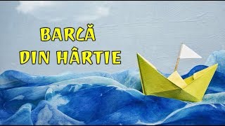 ✂⛵BARCĂ DIN HÂRTIE  lucru manual origami [upl. by Ydarg]