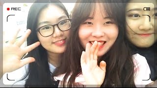 Korean high schoolers  hanging out after exam VLOG [upl. by Fortunia]