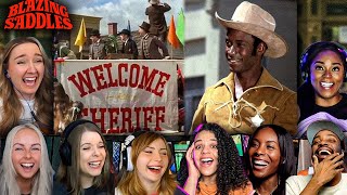 TOP quotThe SHERIFF is Nearquot Reactions Blazing Saddles 1974 Movie Reaction First Time Watching [upl. by Coffin]