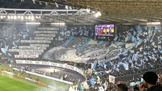 Choreo Lazio fans againts AS Roma  LAZIO VS AS ROMA 19032023 [upl. by Ecital]