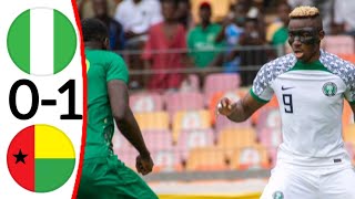 Nigeria vs Guinea Bissau 01 Goal and extended highlights [upl. by Alitha]