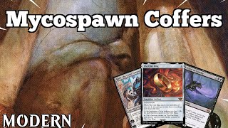 LIGHTNING FAST Golgari Ramp  Mycospawn Coffers  Modern  MTGO [upl. by Lawtun341]