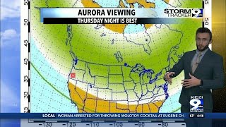 Thursday night will have best view for seeing aurora in Oregon [upl. by Emilee]