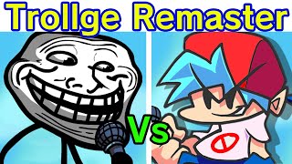 Friday Night Funkin  VS Trollge Remastered FULL WEEK  Cutscenes FNF ModHardTrollTrollface [upl. by Lewellen677]