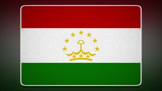 Tajikistan Flag and Anthem Instrumental  Tayikistán Bandera e Himno [upl. by Nimzay]