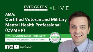 AMA Certified Veteran and Military Mental Health Professional CVMHP [upl. by Obmar368]