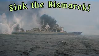 Sink the Bismarck 1960  colorized [upl. by Nolaj]