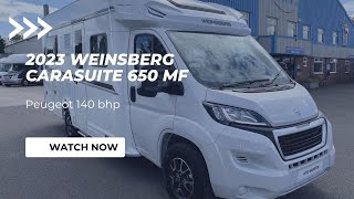 2023 WEINSBERG Carasuite 650 MF Motorhome  £81065 [upl. by Yrffej]