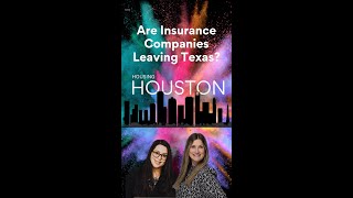 Housing Houston  Are Insurance Companies Leaving Texas [upl. by Chemush]