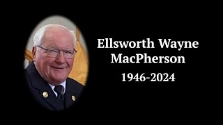 Funeral Service for Ellsworth Wayne MacPherson  October 24 2024 [upl. by Anglim771]