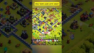 Th13 log launcher hero dive clashofclans coclivegoldpassgiveaway [upl. by Aynad]