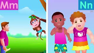 Phonics Song with TWO Words  A For Apple  ABC Alphabet Songs with Sounds for Children03099801032 [upl. by Halas]