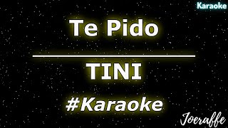 TINI  Te Pido Karaoke [upl. by Bianca]