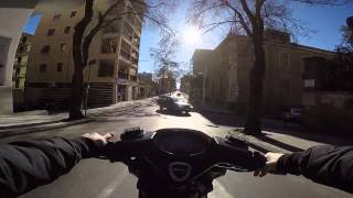 Gopro HD Hero 4 Silver Test Moto [upl. by Phalan]