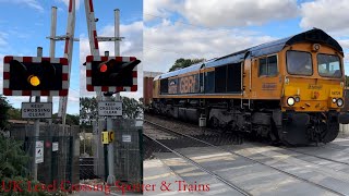 Sleaford North Level Crossing Lincolnshire [upl. by Sida682]