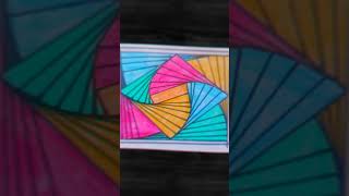 Spiral 3d drawing  3d illusion drawing  3d drawing [upl. by Elvyn477]