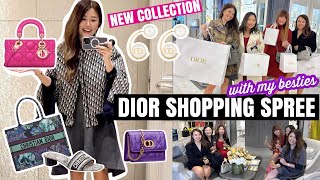 SHOPPING IN DIOR WITH MY BESTIES NEW IN Bags Shoes amp Clothes DIOR FALL 2023 ⭐️ [upl. by Attenor]