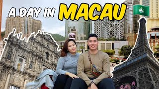 MACAU TRAVEL GUIDE 1 DAY ITINERARY FROM HONG KONG TO MACAU  MACAU VLOG [upl. by Nytsirk]