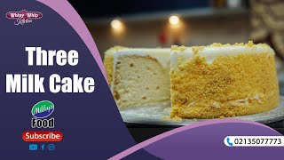 Three Milk Cake Recipe l By Milkyz Food l Official Video l Amazing Recipe [upl. by Nivlek]