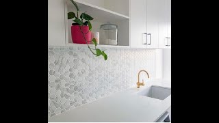 JUBIN CANTIK  Hex Medium Carrara White  Marble Design Wow [upl. by Nireil]