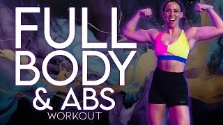 BEST Full Body amp Abs Workout Low Impact  FLEX  Day 16 [upl. by Ahcarb]