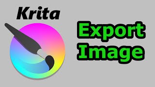 How To Export Image In Krita [upl. by Ciccia]