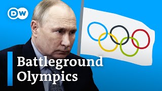 Athletes from Russia and Ukraine prepare for Olympics battle  DW News [upl. by Elsa]