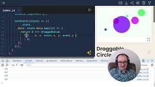 Draggable Circles with D3Drag [upl. by Aneehta]