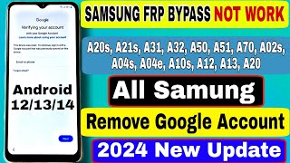 2024 Method Samsung A02sA04sA04eA10sA12A13A20A20sA70A50A32A21s FRP BYpass  No Tool PC [upl. by Ococ]