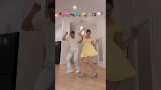 WE NEED TO KNOW 😅  APT DANCE ROSÉ amp Bruno Mars  dance trend viral couple funny shorts [upl. by Meredi236]